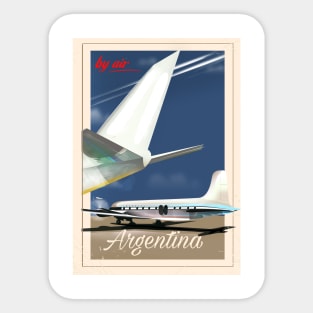 Argentina By Air Sticker